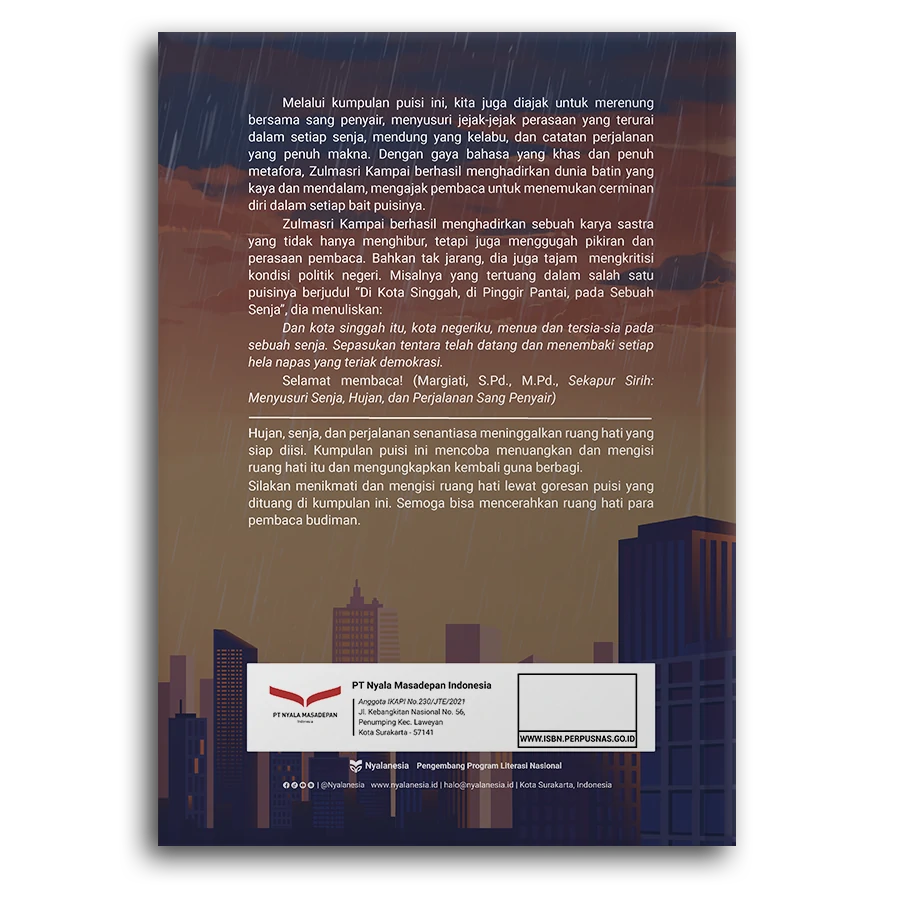 Sehabis Hujan Pada Senja Di Sebuah Kota