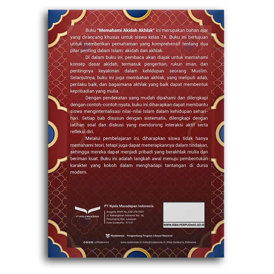 Bahan Ajar Akidah Akhlak (Kelas Vii/ Semester Ganjil) Pegangan Guru