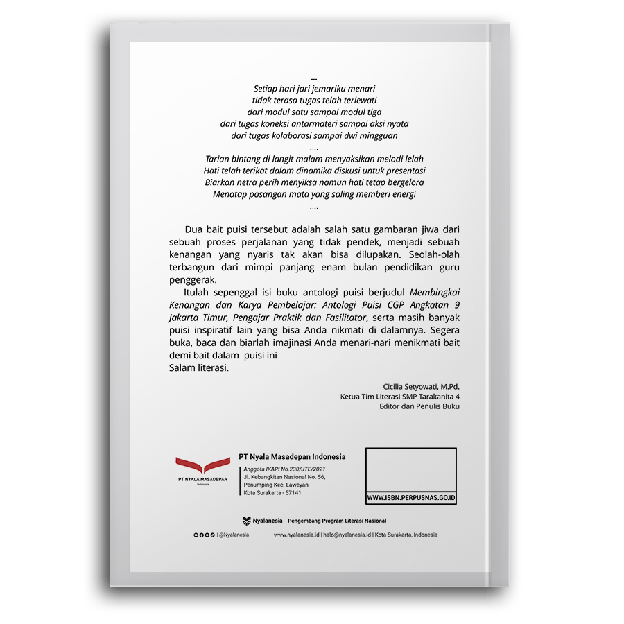 Membingkai Kenangan Dan Karya Pembelajar: Antologi Puisi Cgp Angkatan 9 Jakarta Timur, Pengajar Praktik Dan Fasilitator