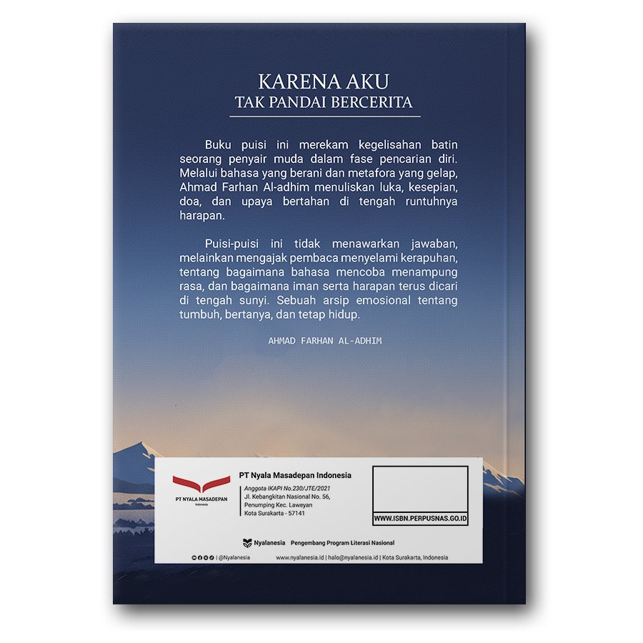 Karena Aku Tak Pandai Bercerita