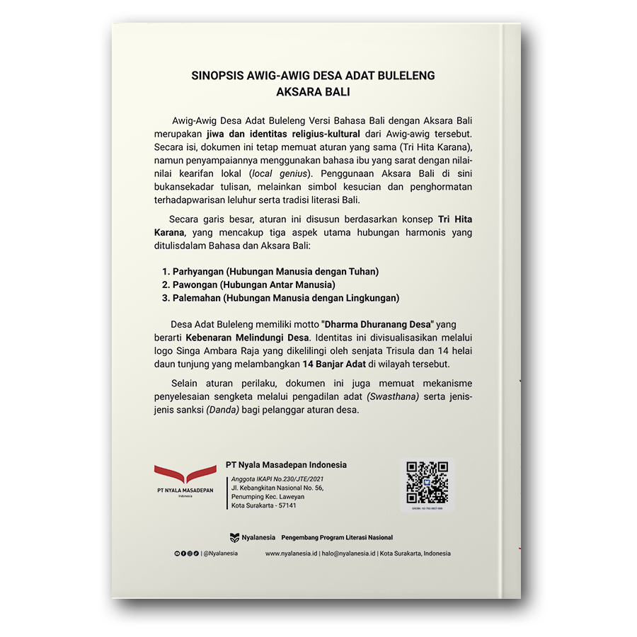 Awig-Awig Desa Adat Buleleng (Bahasa Bali)