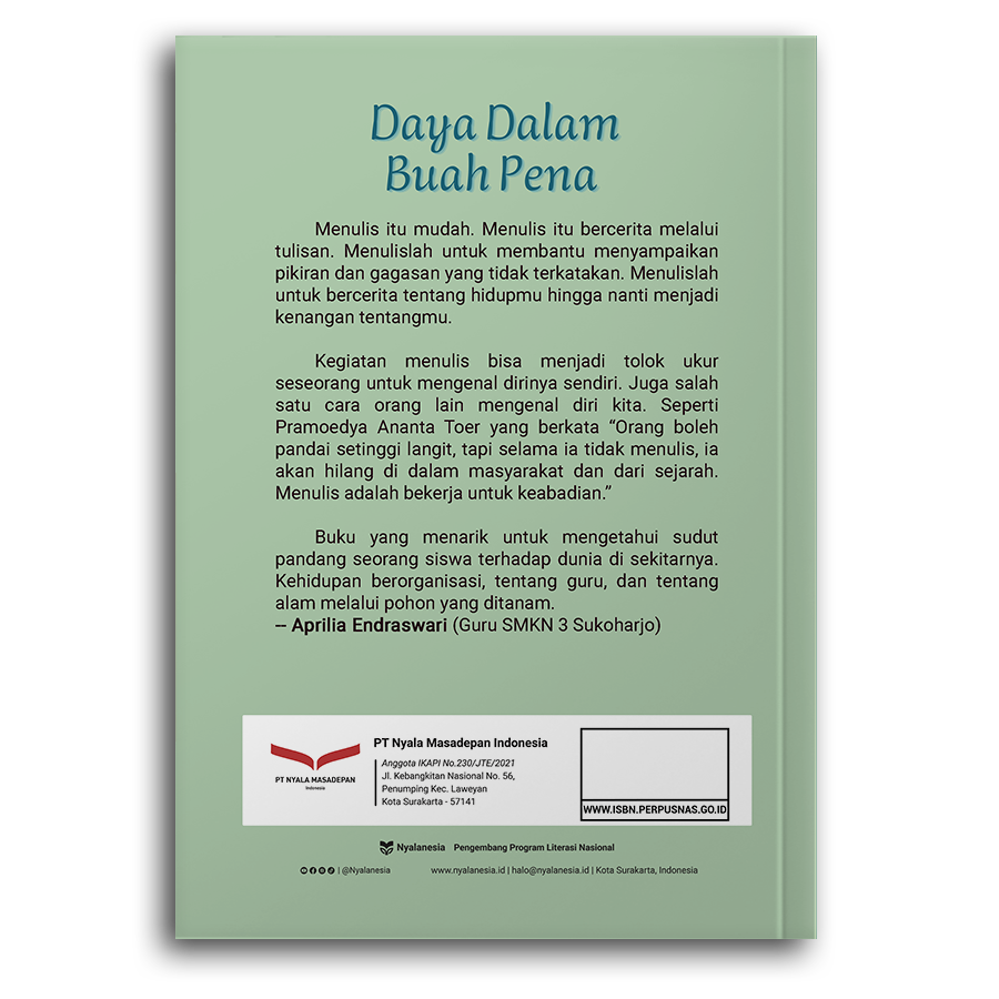 Daya Dalam Buah Pena