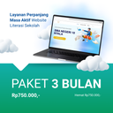 PAKET 3 BULAN WEBSITE LITERASI SEKOLAH